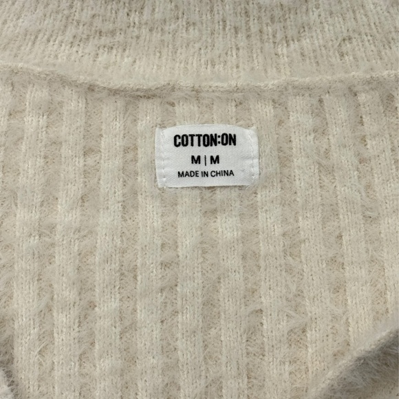 Cotton:On Knit Ribbed Cropped Cardigan Size M - Picture 7 of 12
